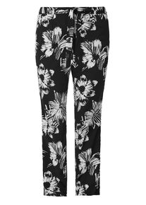 TRIANGLE, Damen Hose, Schwarz / Weiß