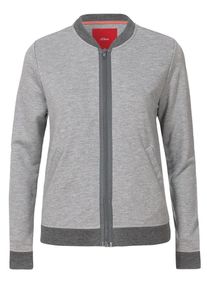 s.Oliver RED LABEL, Damen Sweatjacke, Grau