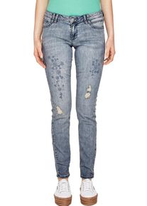 s.Oliver RED LABEL, Damen Superstretch-Denim, Blue Denim