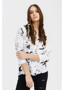 Trueprodigy, Damen Freizeitbluse 'Ciel De Paris', Wei&szlig;