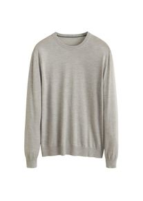 Mango Man, Herren Pullover 'Willy', Graumeliert