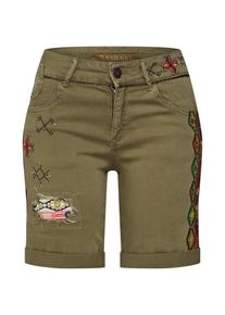 Desigual, Damen Shorts 'PANT_ESSAUIRA', Khaki