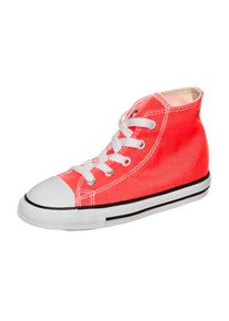 Converse, 'Chuck Taylor All Star Fresh Colors High' Sneaker, Neonrot