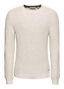 Esprit, Herren Pullover 'LLT 2col crew*', Offwhite