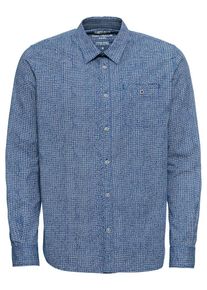 Tom Tailor, Herren Hemd, Navy / Weiß