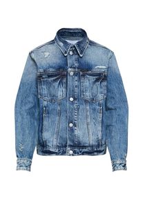 Calvin Klein Jeans, Damen Jacke 'FOUNDATION TRUCKER OMEGA', Blue Denim