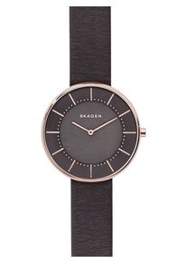 Skagen, Damen Quarzuhr 'GITTE SKW2613', Dunkelbraun / Gold