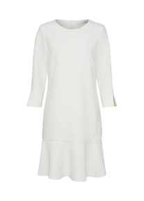 Oui, Damen Kleid in Midilänge, Offwhite