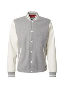 Tom Tailor Denim, Herren Jacke, Graumeliert / Weiß