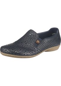 Rieker, Damen Slipper, Blau