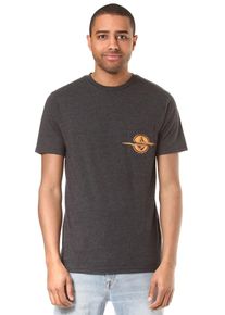Volcom, Herren T-Shirt 'Rip Pocket Heather', Orange / Schwarzmeliert