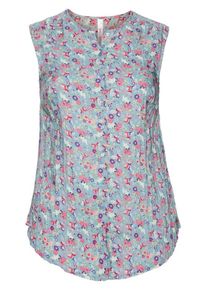 sheego Casual, Damen Blusentop, Hellblau / Mischfarben