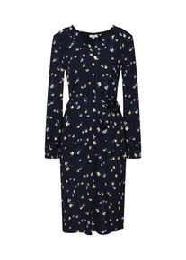 Tom Tailor, Damen Kleid 'my casual flower dress', Navy / Mischfarben