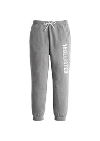 Hollister, Damen Hose, Graumeliert / Weiß