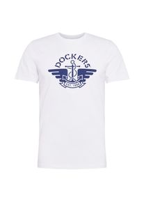 Dockers, Herren Shirt, Blau / Wei&szlig;