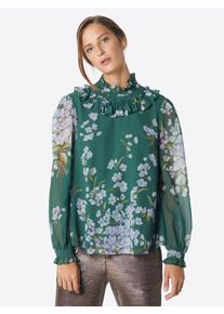 Ted Baker, Damen Bluse 'JOHSIE', Gr&uuml;n / Wei&szlig;