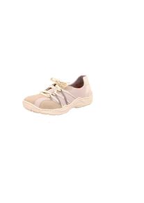 Rieker, Damen Schnürschuhe, Grau / Greige / Dunkelgrau