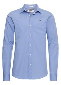 Tommy Jeans, Herren Hemd 'JM', Himmelblau