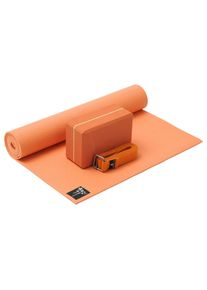 YOGISTAR.COM, Herren Yoga-set Kick It - One, Dunkelorange