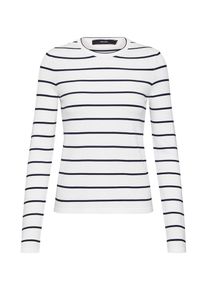 Véro Moda VERO MODA, Damen Shirt 'PERL ABHY', Nachtblau / Weiß