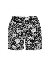 s.Oliver RED LABEL, Damen Shorts, Schwarz / Wei&szlig;