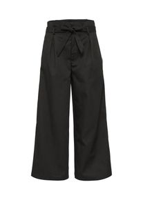 Noisy may, Damen Hose 'NMHAMPTON NW WIDE LEG CALF PANT', Schwarz