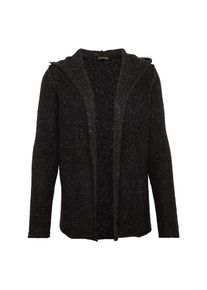Review, Herren Strickjacke 'HOODCARD REVERSE', Anthrazit