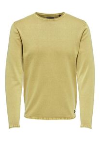 Only & Sons Only & Sons, Herren Pullover, Zitronengelb