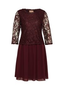 Cartoon, Damen Kleid, Bordeaux