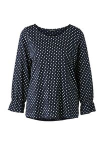 Marc O'Polo Marc O'Polo, Damen Shirt, Nachtblau / Weiß