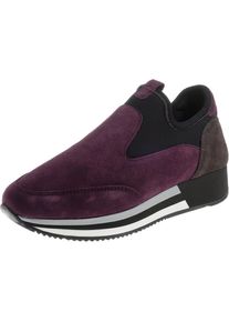 CETTI, Damen Sneakers, Braun / Beere / Schwarz / Weißmeliert