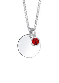 Elli, Damen Halskette, Rot / Silber
