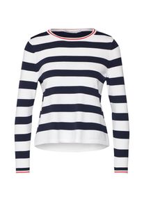 Only, Damen Pullover 'SUZANA', Blau / Weiß