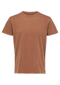 Selected Homme, Herren T-Shirt, Braun