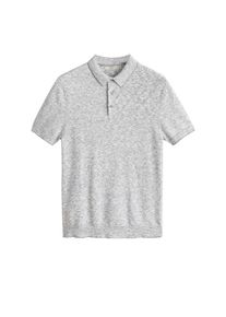 Mango Man, Herren Poloshirt 'Hans', Hellgrau