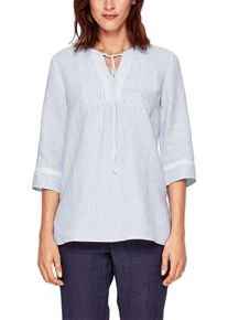 s.Oliver RED LABEL, Damen Tunika, Hellblau / Weiß