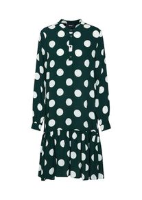 Object, Damen Kleid, Grün / Weiß