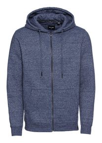 Only & Sons Only & Sons, Herren Kapuzenpullover 'onsJAY MEL ZIP HOOD SWEAT', Dunkelblau