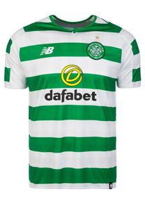 New Balance, Herren Celtic Glasgow Trikot Home 2018/2019 , Wei&szlig;