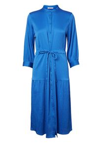 Pieces, Damen Kleid, Royalblau