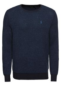 Polo Ralph Lauren, Herren Pullover 'PIMA COTTON-TEXTURE CN', Dunkelblau