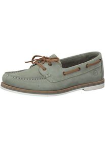 Tamaris, Damen Bootsschuh, Gr&uuml;n