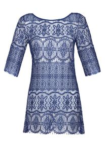 Palmers, Damen Strandkleid 'LACE BEACH Strandkleid', Blau
