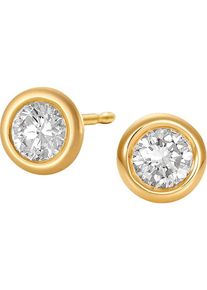Christ, Damen Ohrstecker '82264671', Gold / Silber