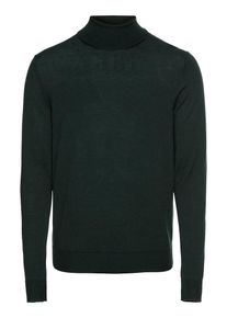 Jack & Jones JACK & JONES, Herren Pullover 'JPRMARK KNIT ROLL NECK', Dunkelgrün