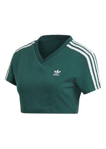 adidas originals, Damen Shirt, Dunkelgrün / Weiß