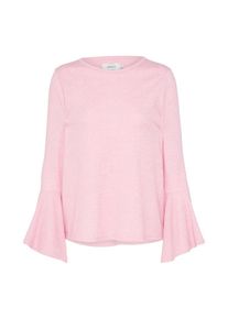 Only, Damen Pullover mit Trompeten&auml;rmel, Pink