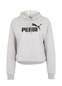 Puma, Damen Sweatshirt, Hellgrau / Schwarz