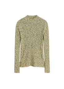 Mango, Damen Pullover 'Amazona', Khaki / Gr&uuml;nmeliert