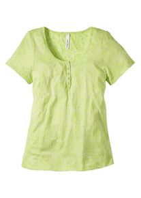 sheego Casual, Damen T-Shirt, Limette